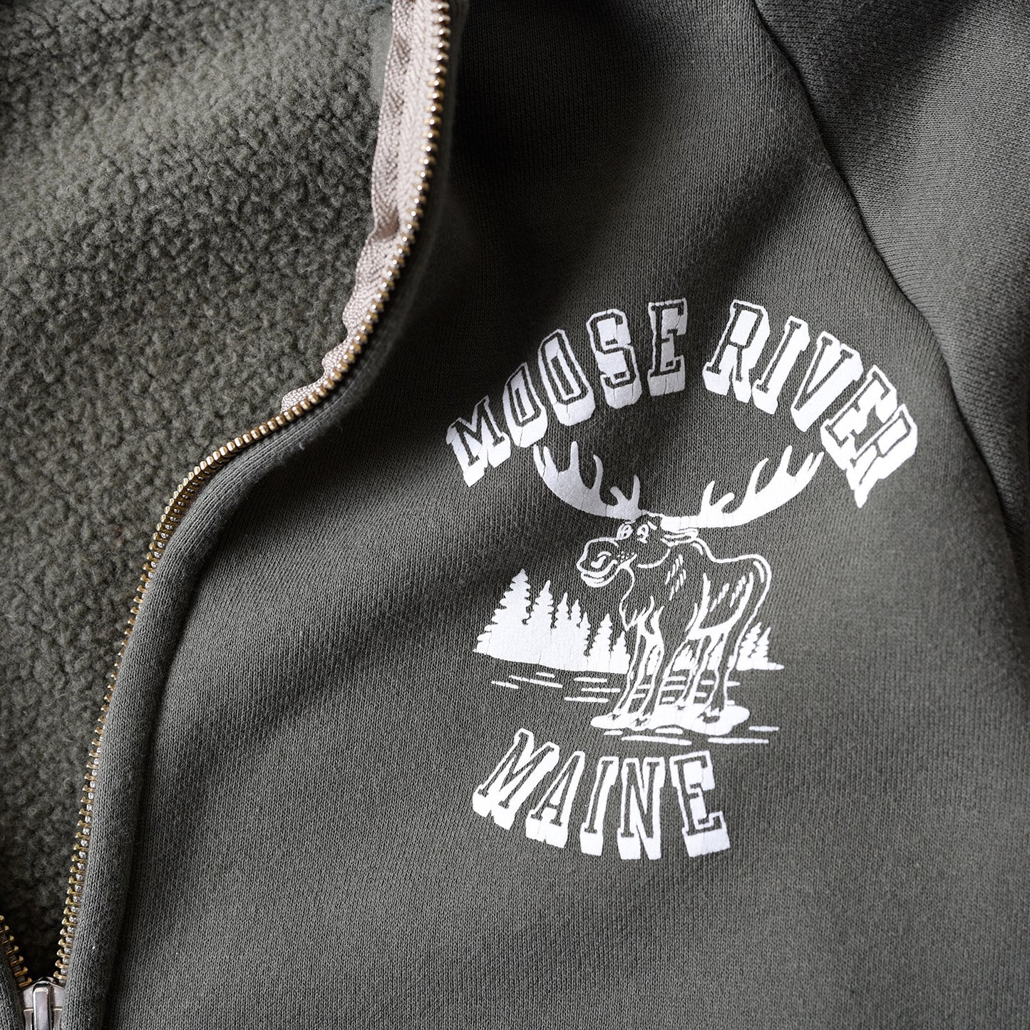 Faded Zip Hoodie