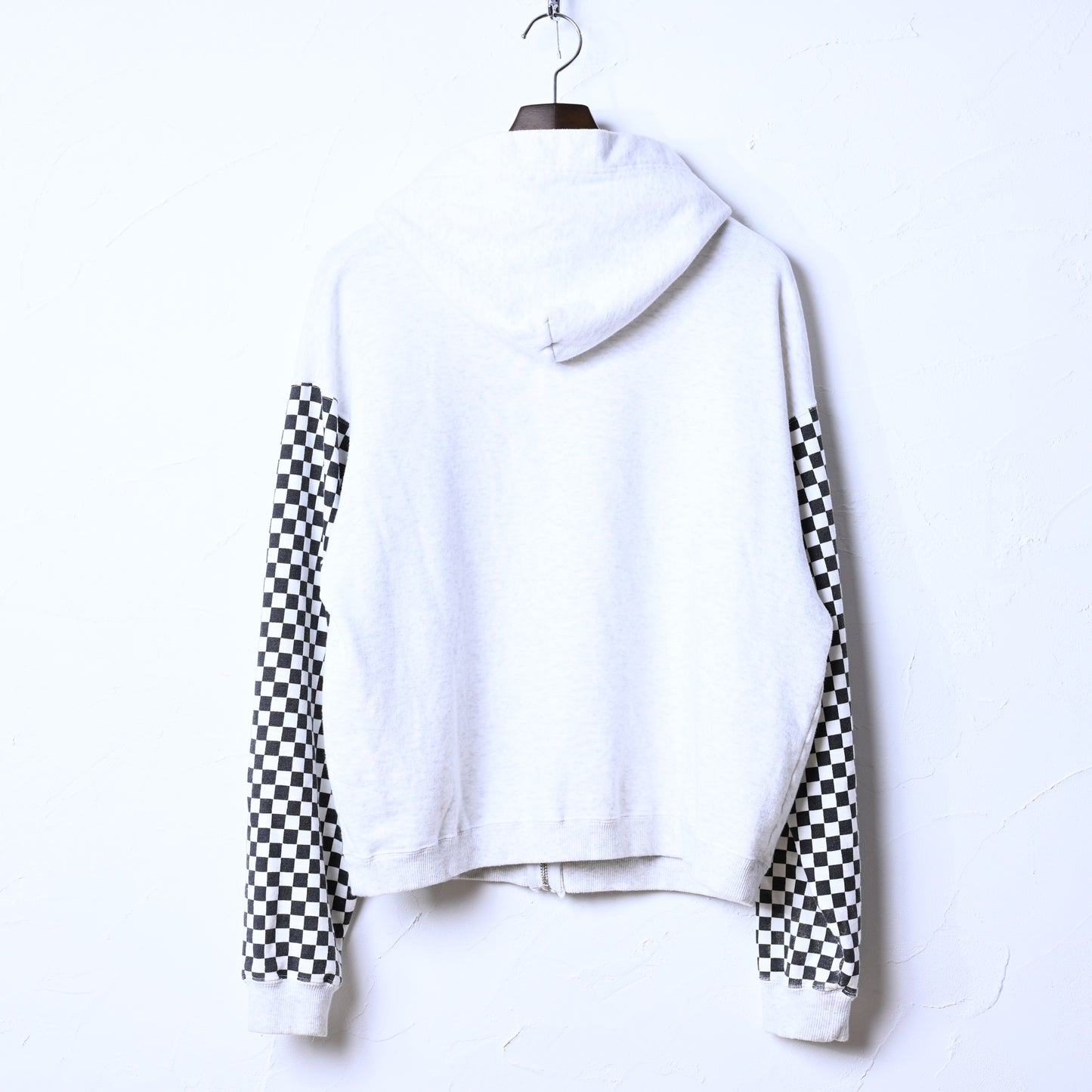 LW Checkered flag Zip parka | DEL:1中