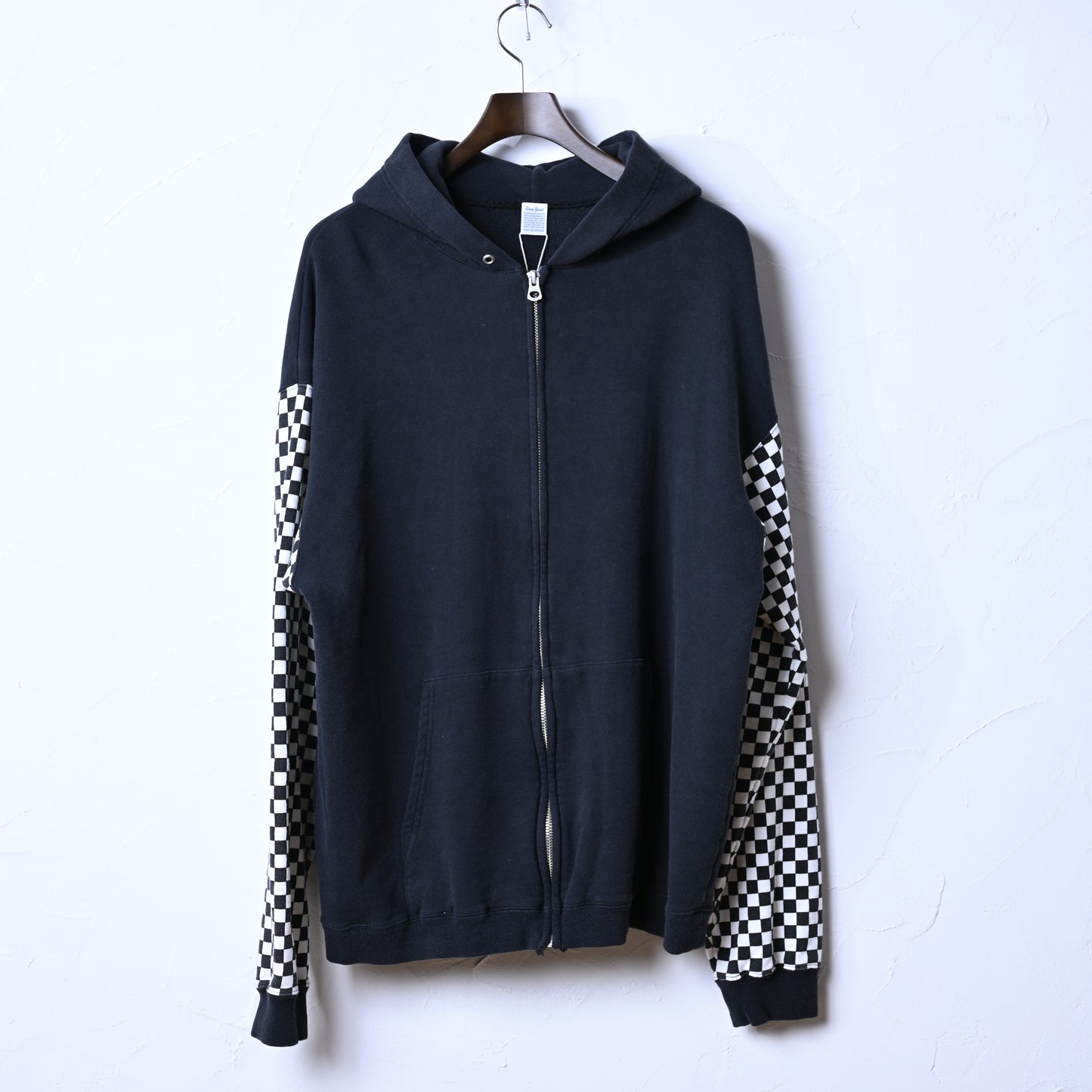 LW Checkered flag Zip parka | DEL:1中