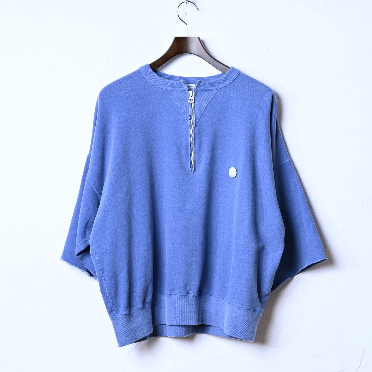 LW Half Zip Chop Sleeve| DEL: 1月中