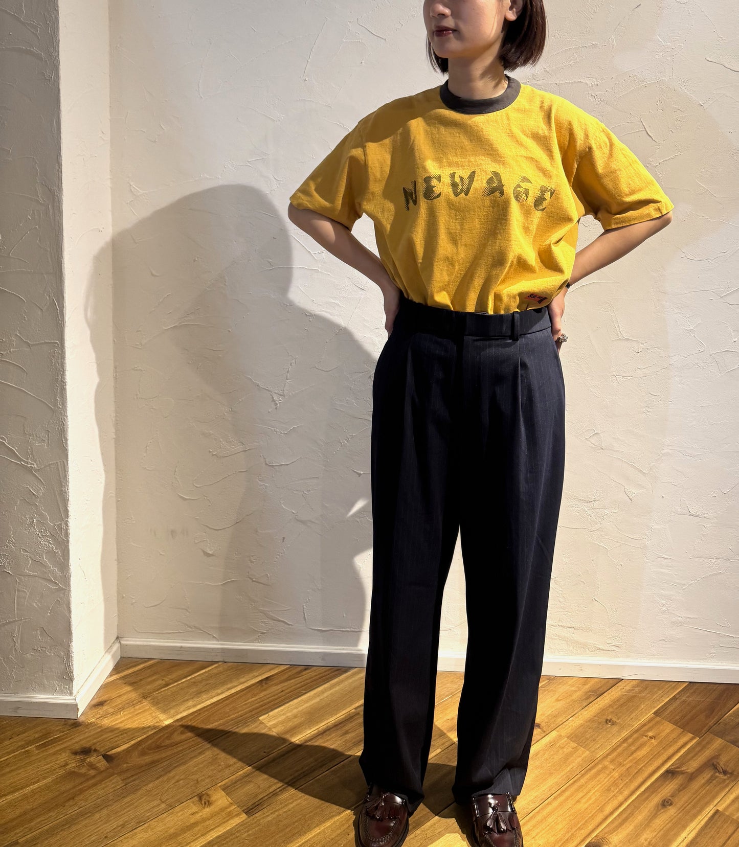 S/S NICKY 16/-OE RINGER TEE(NEWAGE)