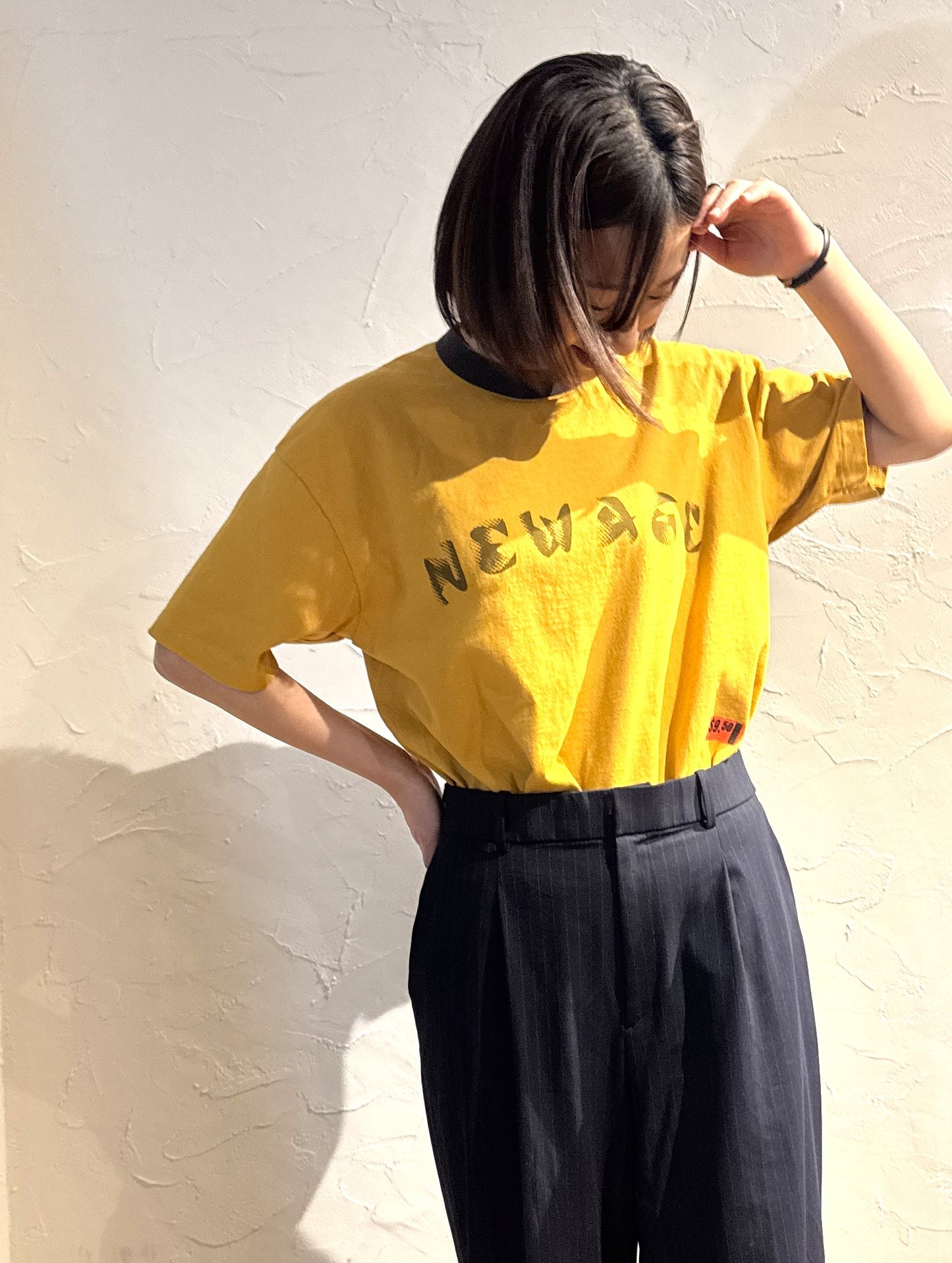 S/S NICKY 16/-OE RINGER TEE(NEWAGE)