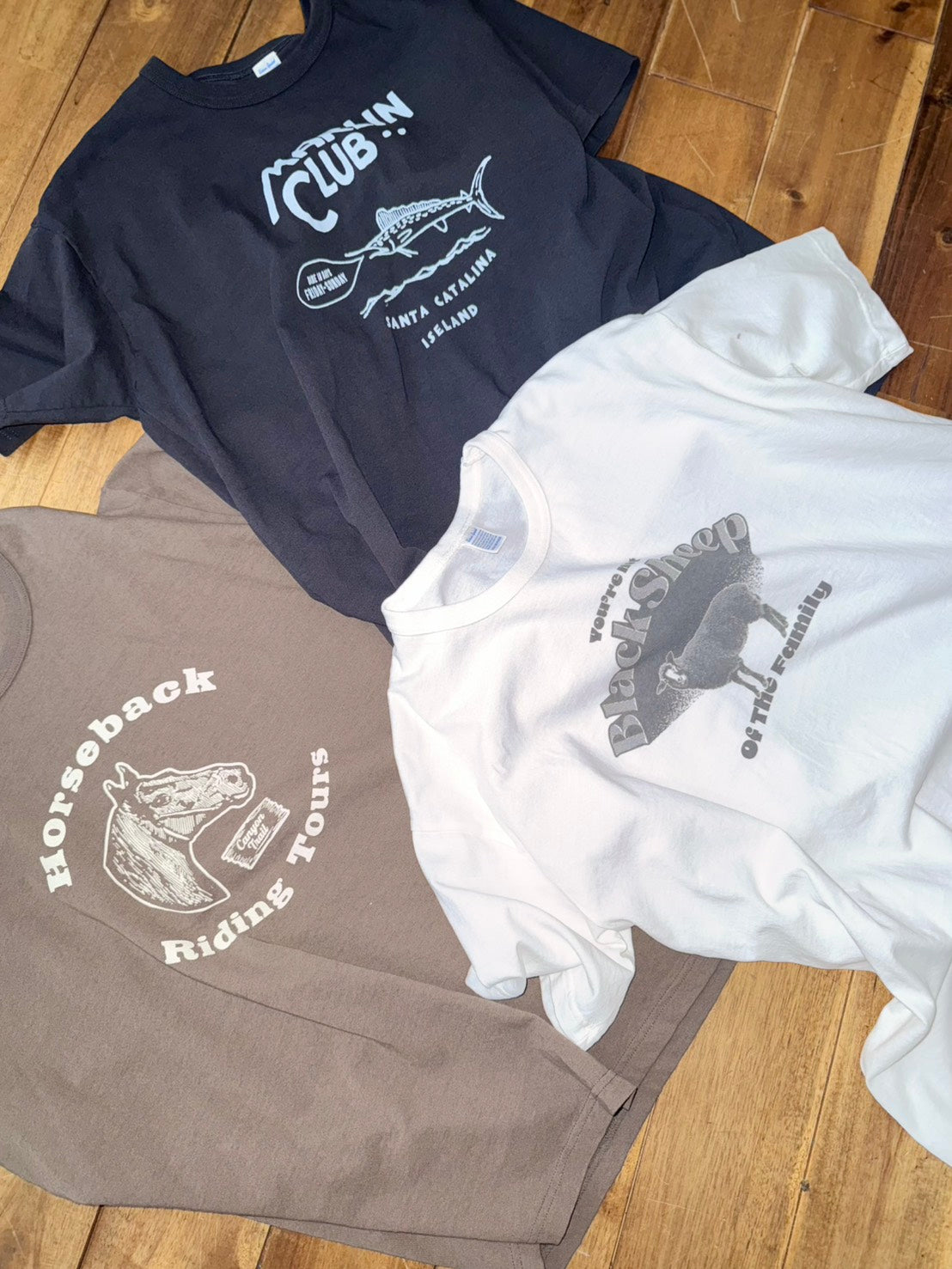 C/R ANIMAL TEE(BLACK SHEEP)