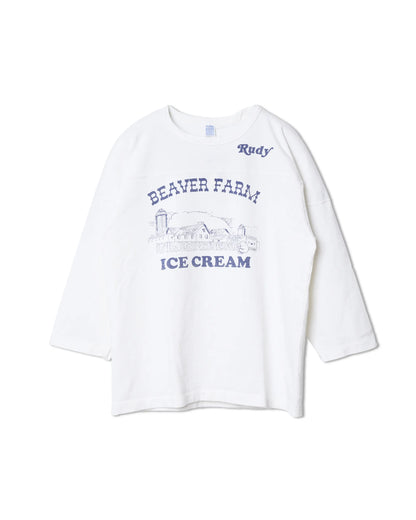 WELL JERSEY FOOTBALL TEE(ICE CREAM)
