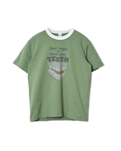 S/S NICKY RINGER TEE（TEETH)