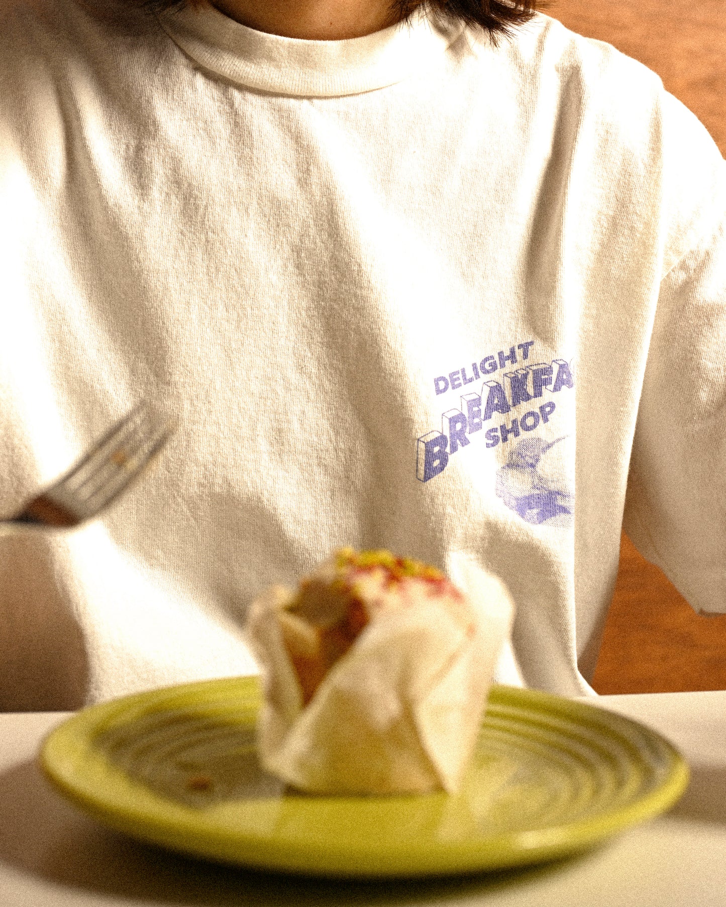 GIANT Tube Print S/S TEE(BREAKFAST)