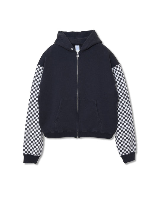LW Checkered flag Zip parka