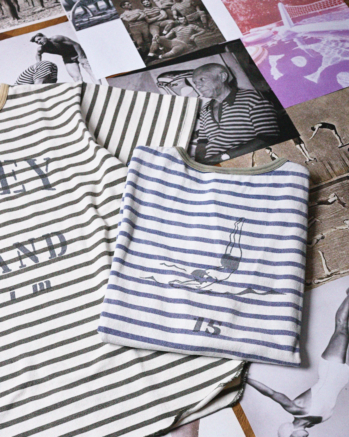 BORDER TEE（CONEY)