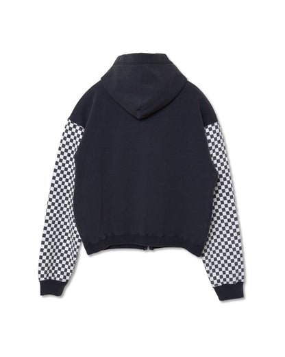LW Checkered flag Zip parka