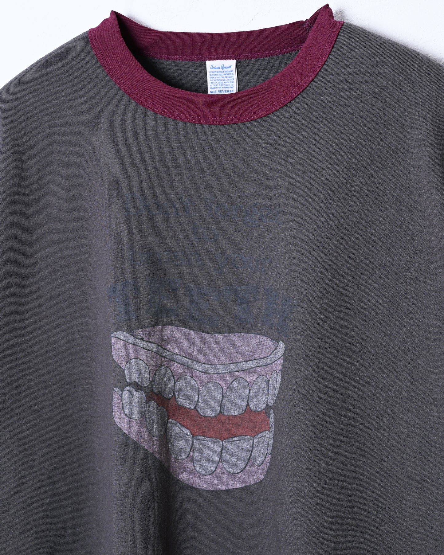 S/S NICKY RINGER TEE（TEETH)