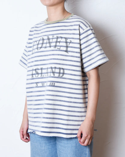 BORDER TEE（CONEY)