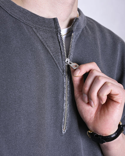 LW Half Zip Chop Sleeve