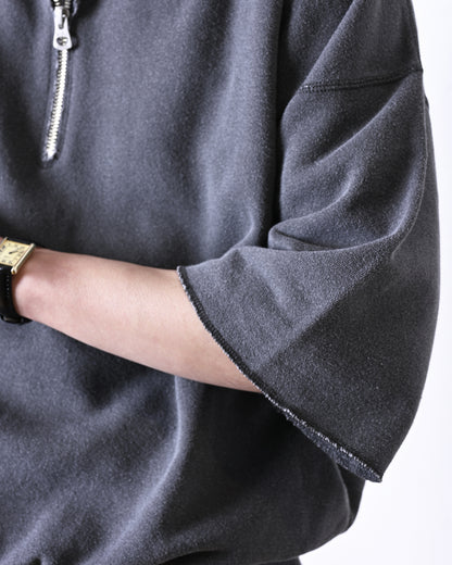 LW Half Zip Chop Sleeve