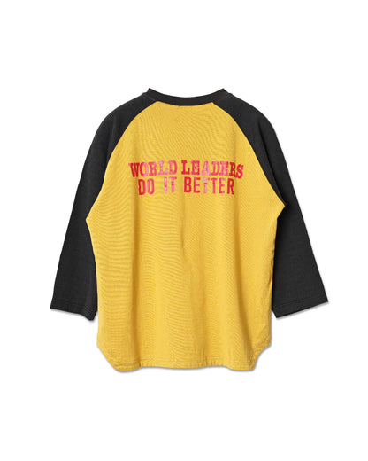 C/R RAGLAN TEE(WORLD LEADERS)