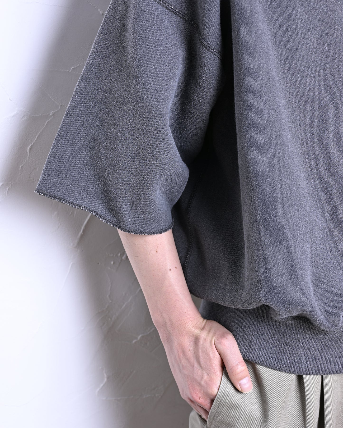 LW Half Zip Chop Sleeve