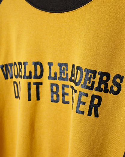 C/R RAGLAN TEE(WORLD LEADERS)