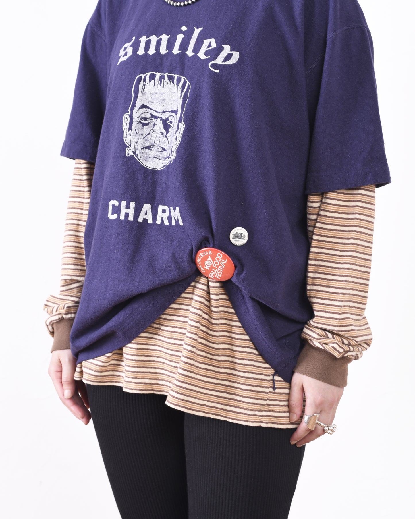 GIANT MULTI BORDER L/S TEE