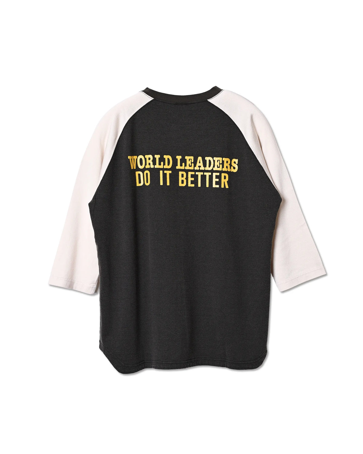 C/R RAGLAN TEE(WORLD LEADERS)