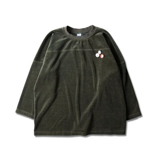 Sun Fade Velor  Football Tee| DEL:9中