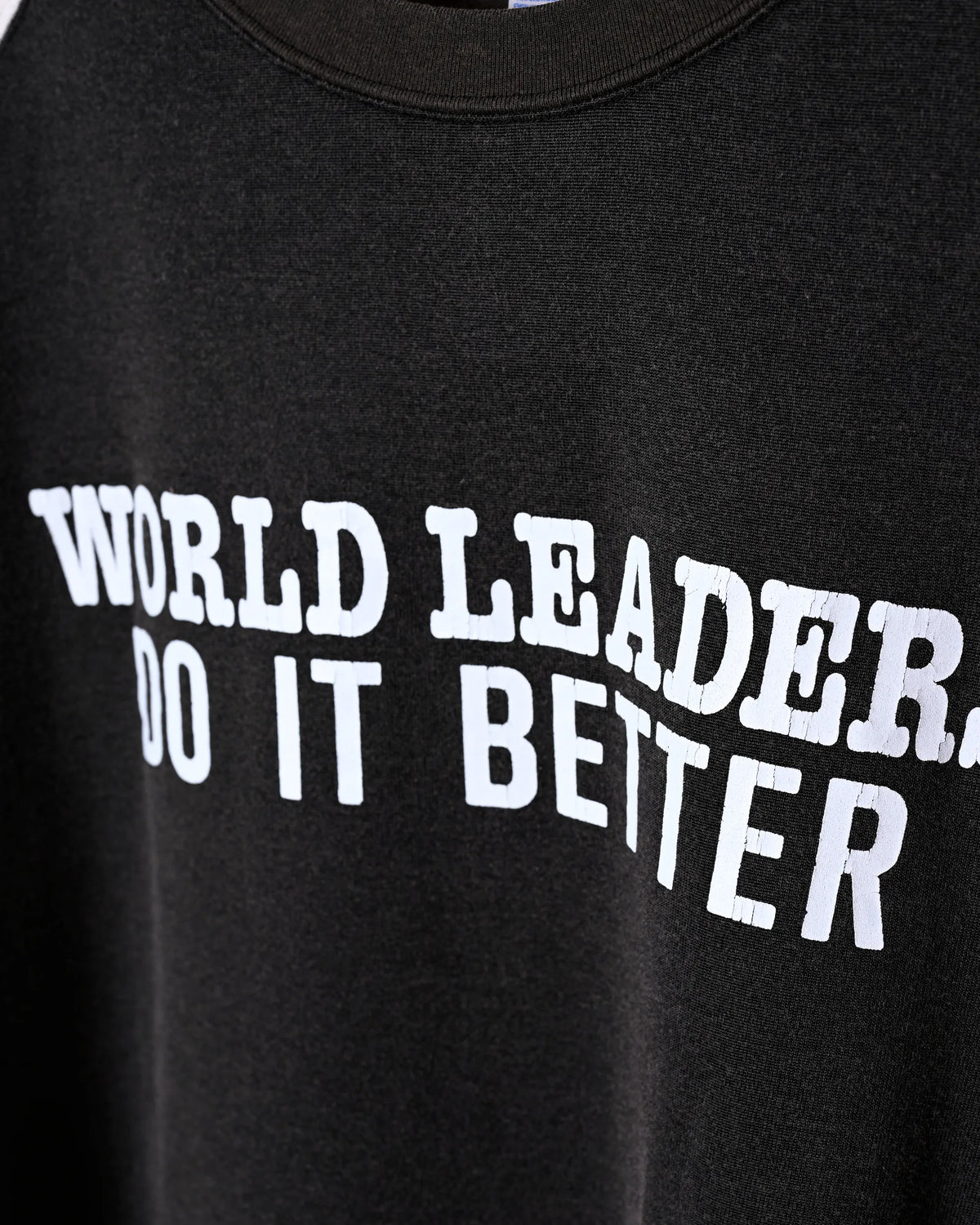 C/R RAGLAN TEE(WORLD LEADERS)
