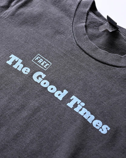 S/S GIANT 16/-OE PIGMENT TEE(News Paper)