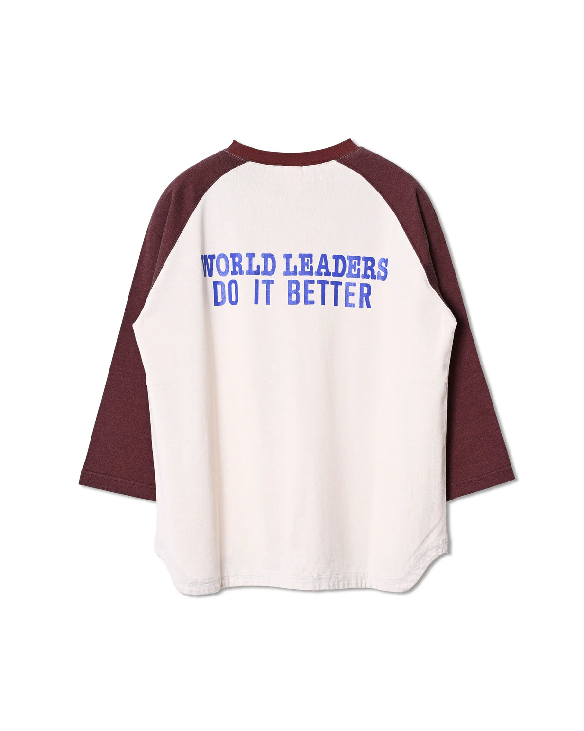 C/R RAGLAN TEE(WORLD LEADERS)