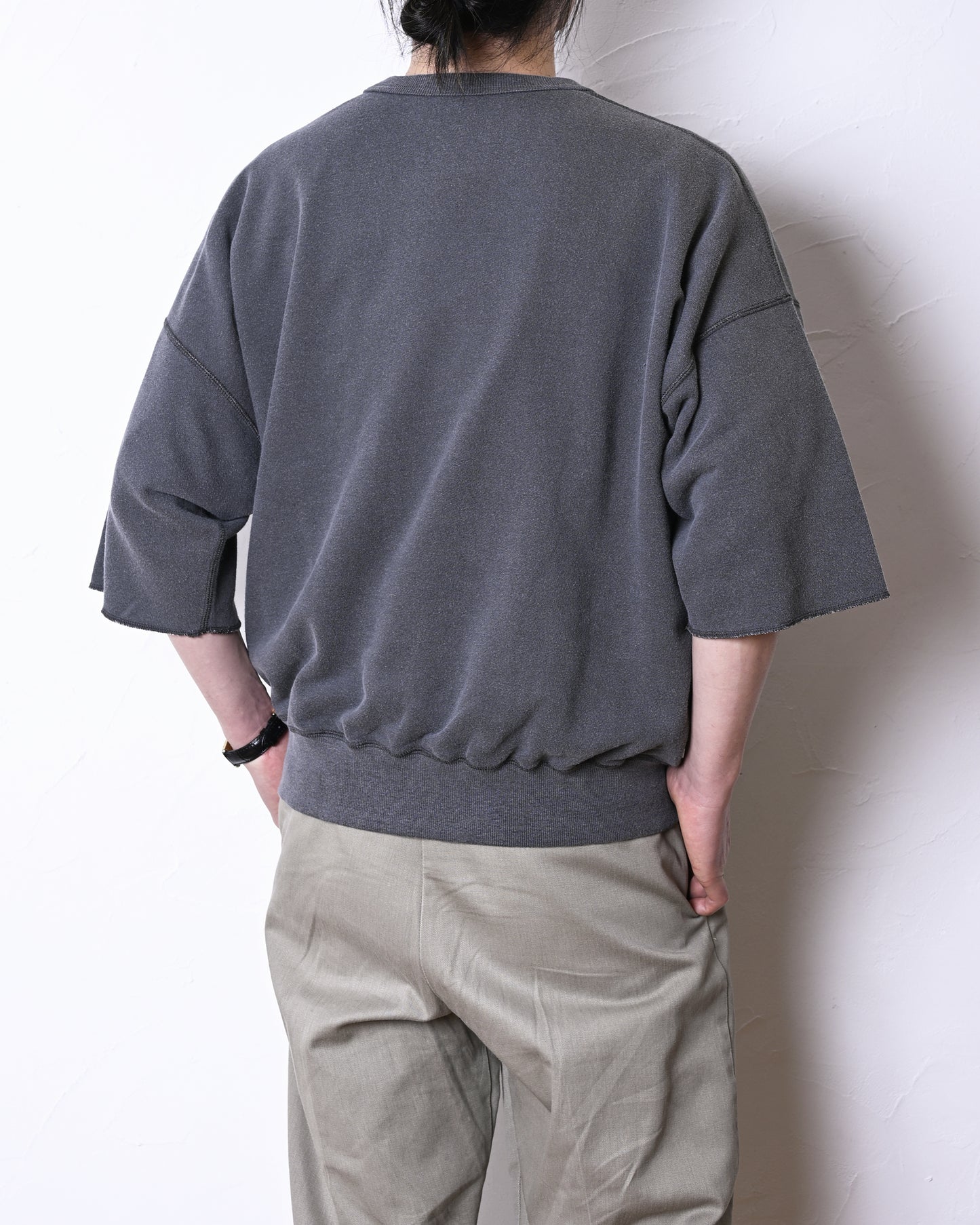 LW Half Zip Chop Sleeve