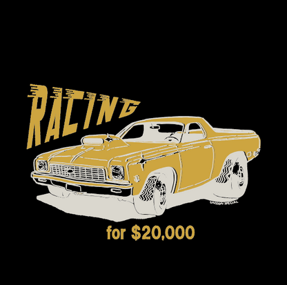 ★26AW★GIANT RAFFY PRINT L/ST(RACING$$)