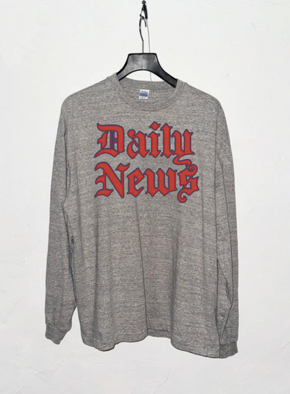 ★26AW★GIANT RAFFY PRINT L/ST(Daily News)