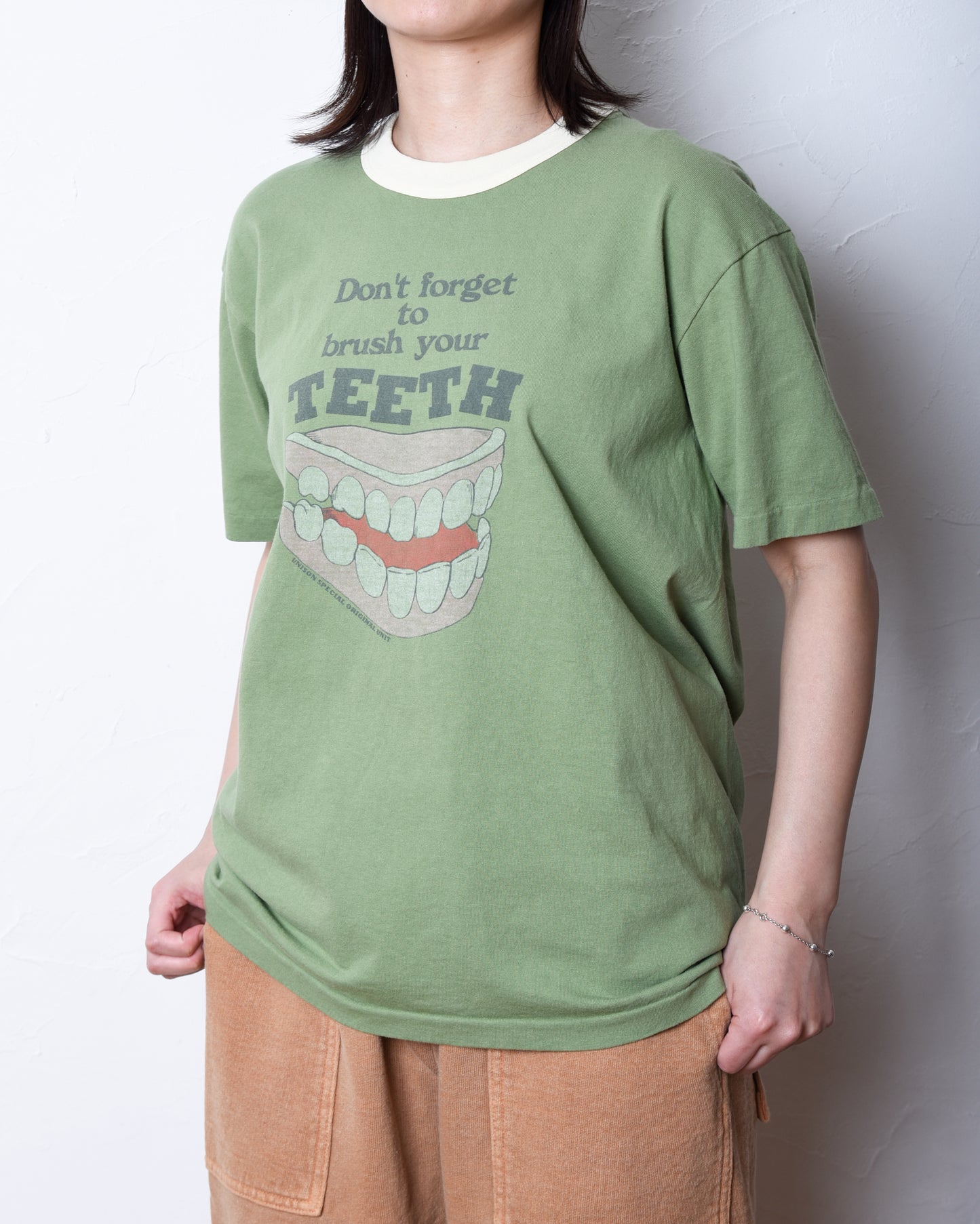 S/S NICKY RINGER TEE（TEETH)