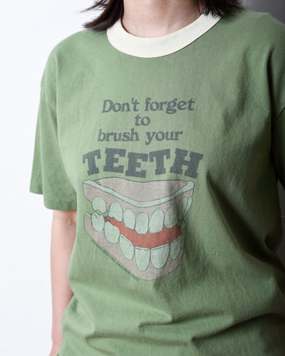 S/S NICKY RINGER TEE（TEETH)