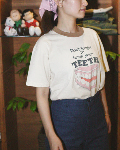 S/S NICKY RINGER TEE（TEETH)
