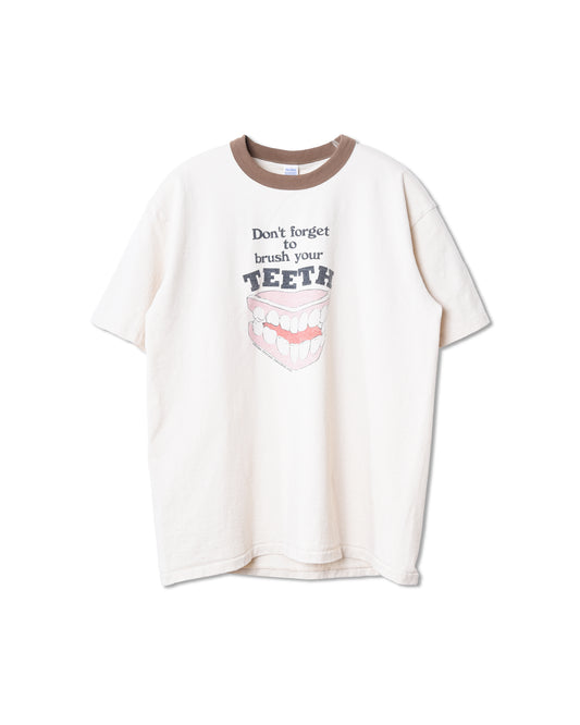 S/S NICKY RINGER TEE（TEETH)