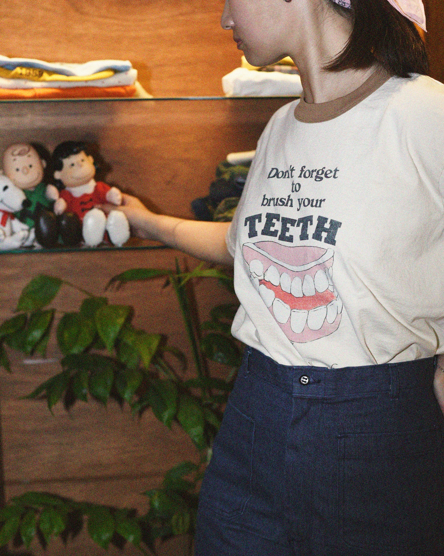 S/S NICKY RINGER TEE（TEETH)