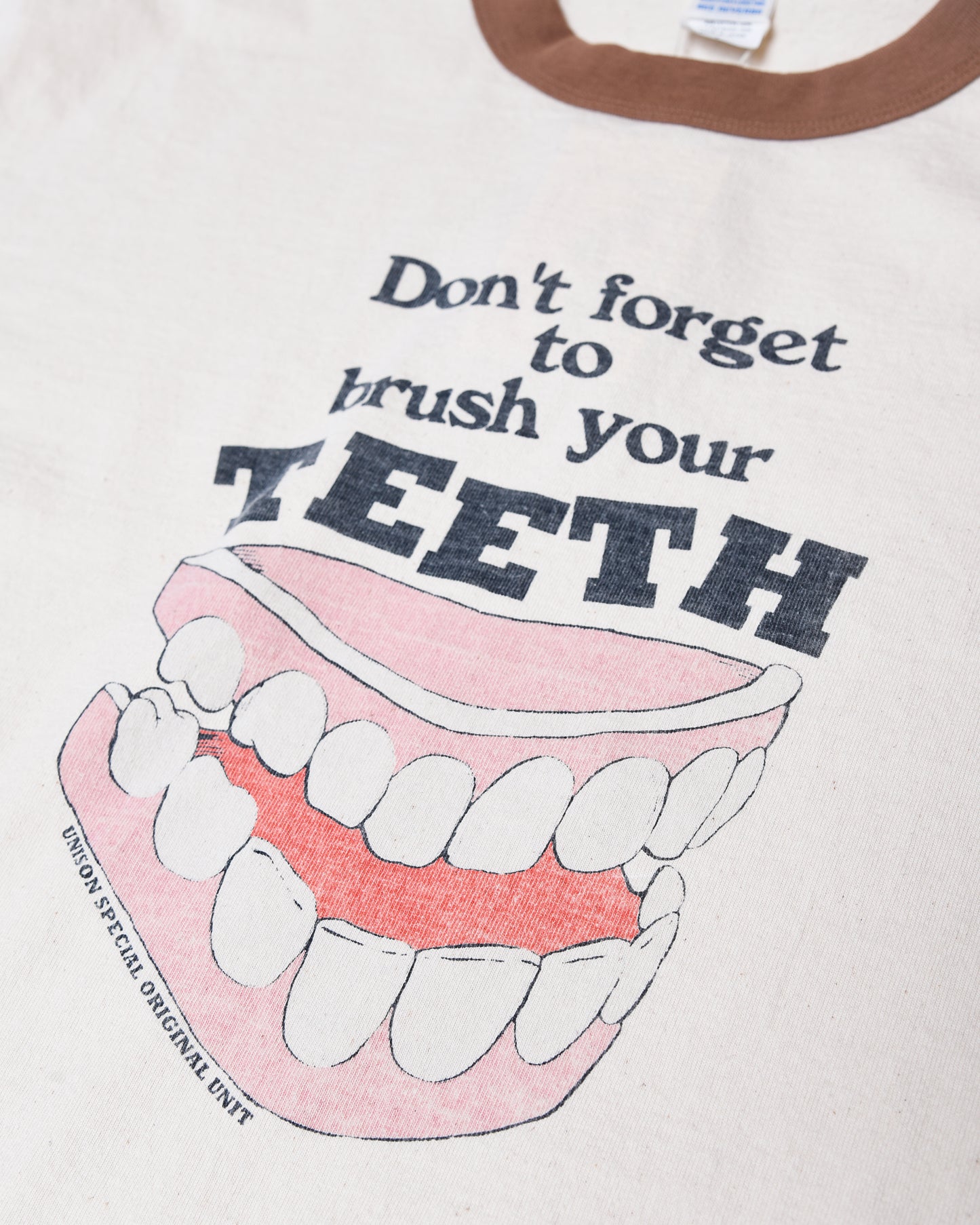 S/S NICKY RINGER TEE（TEETH)