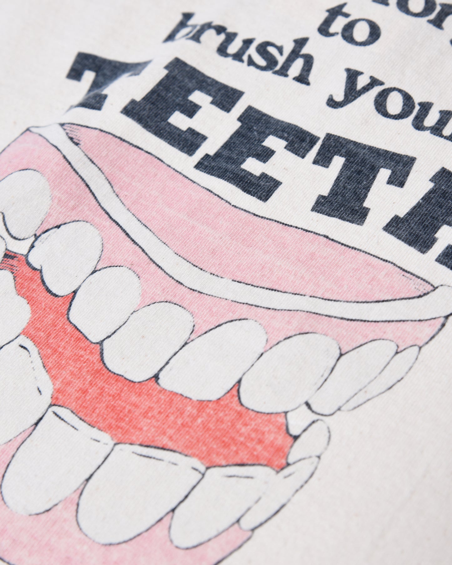S/S NICKY RINGER TEE（TEETH)