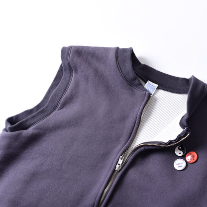 Faded Zip Vest