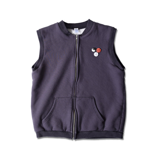 Faded Zip Vest