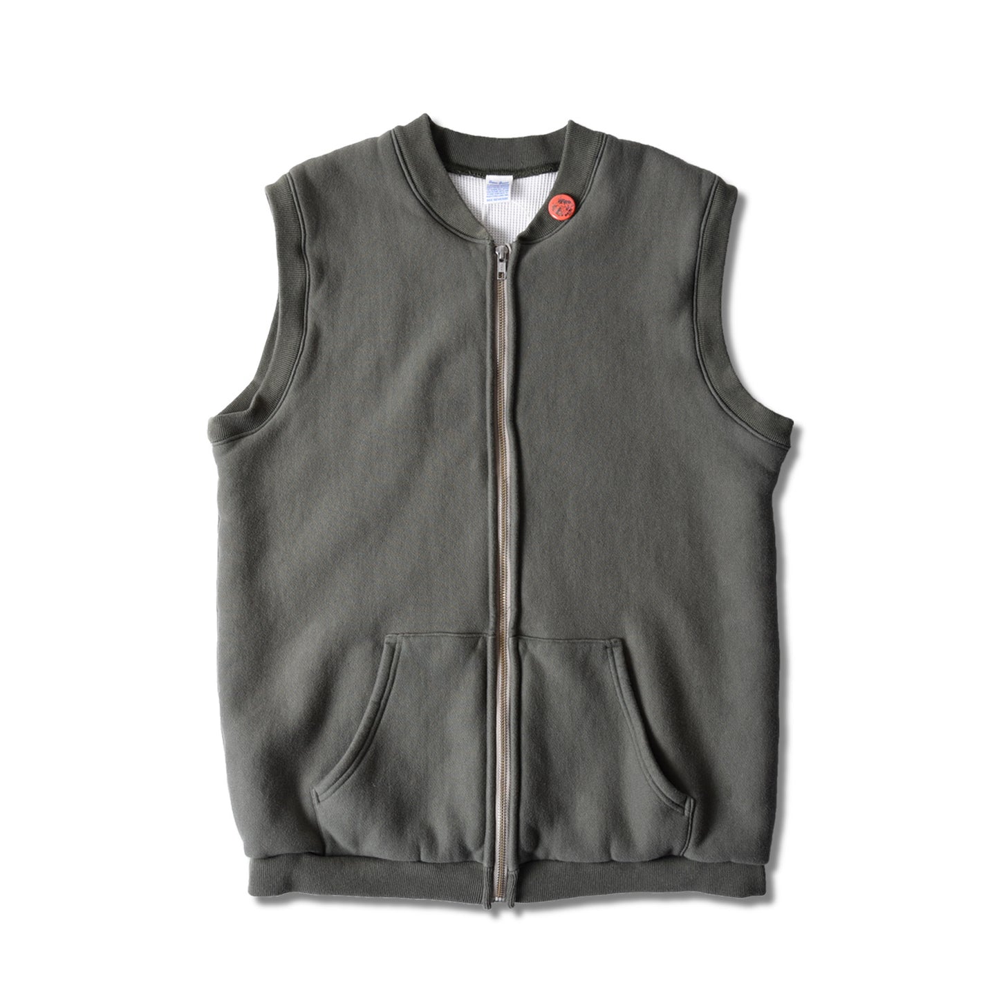 Faded Zip Vest