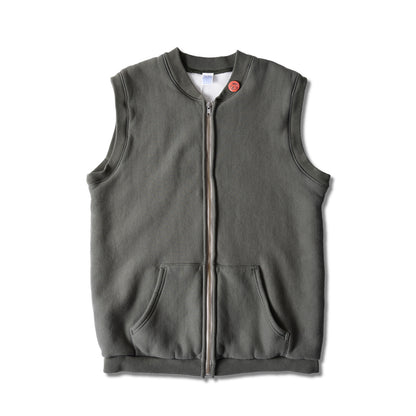 Faded Zip Vest