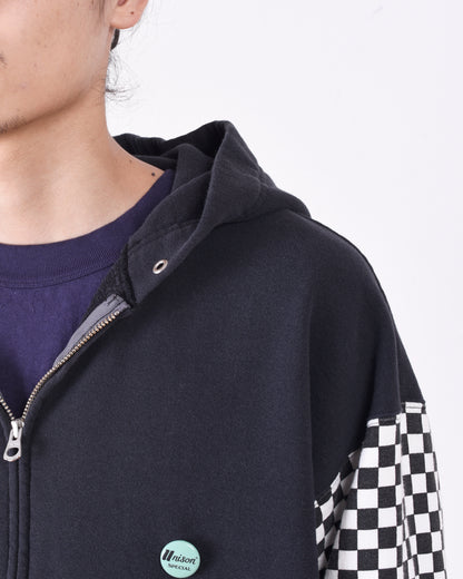 LW Checkered flag Zip parka