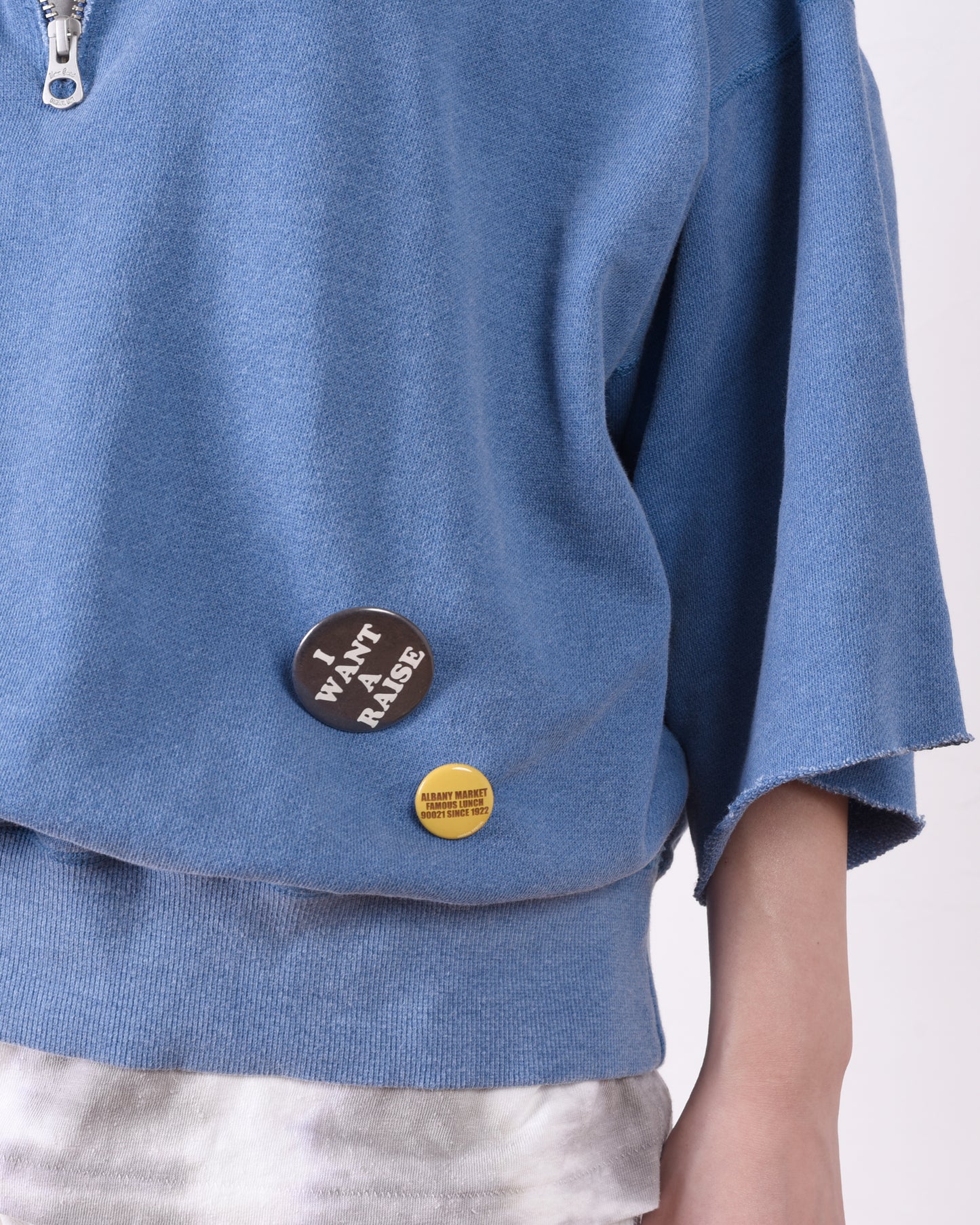 LW Half Zip Chop Sleeve