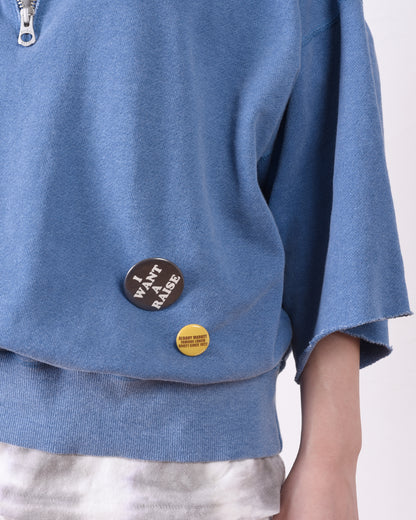 LW Half Zip Chop Sleeve