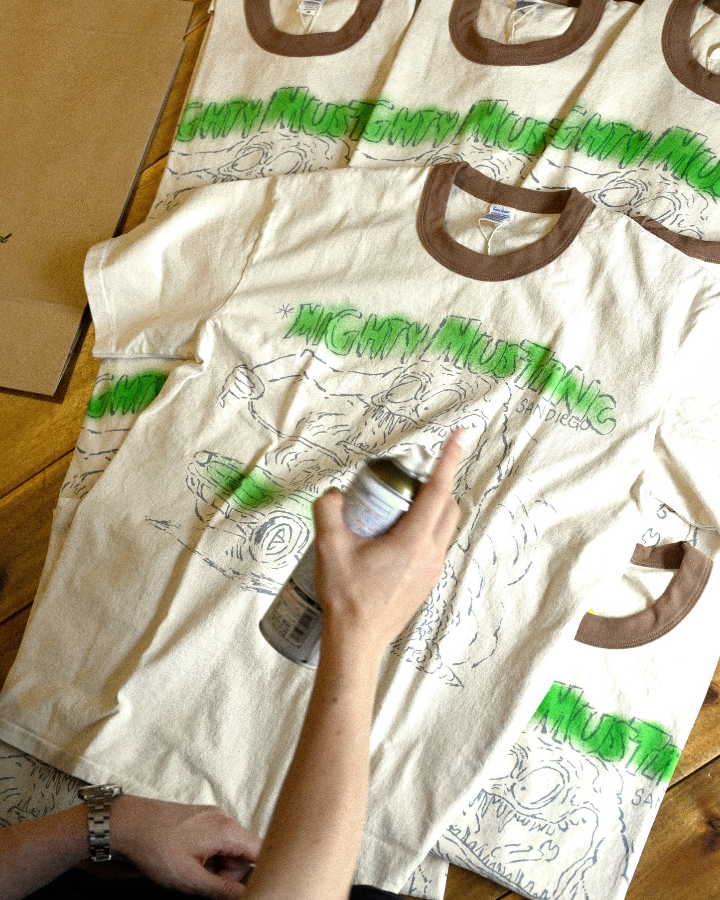 S/S NICKY RINGER TEE（New lowbrow)