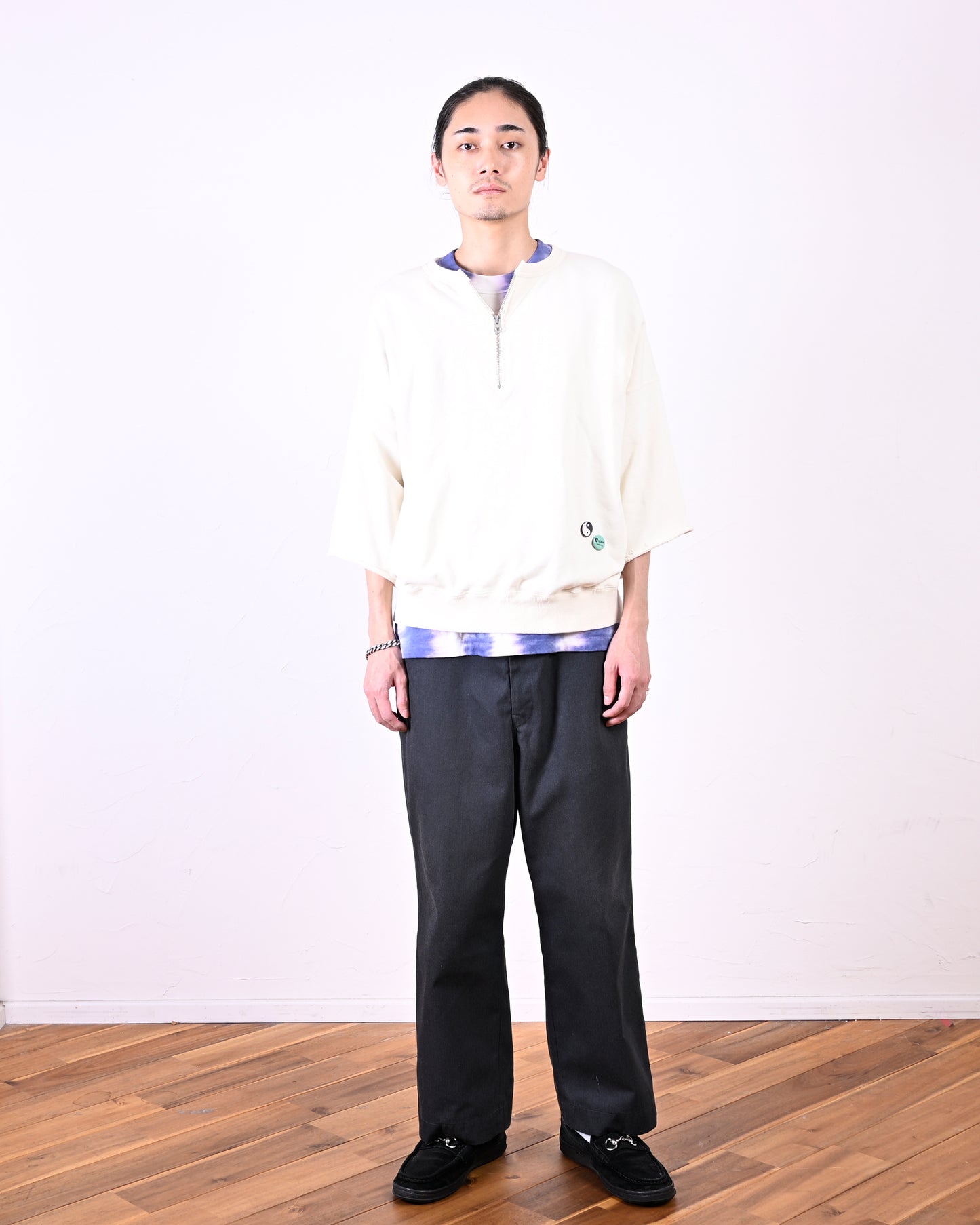 LW Half Zip Chop Sleeve