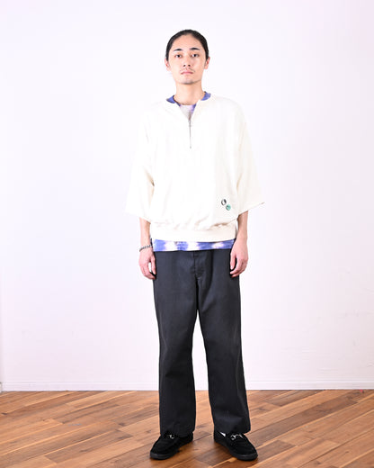 LW Half Zip Chop Sleeve