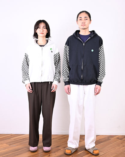 LW Checkered flag Zip parka