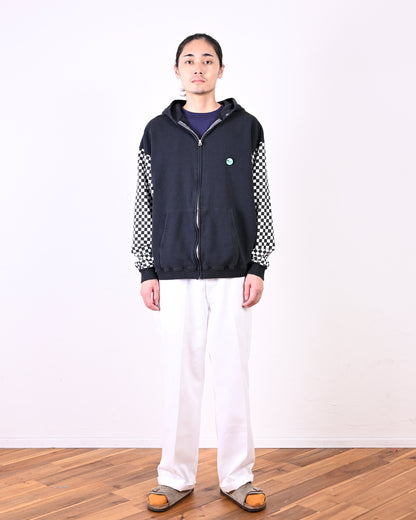 LW Checkered flag Zip parka