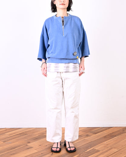 LW Half Zip Chop Sleeve