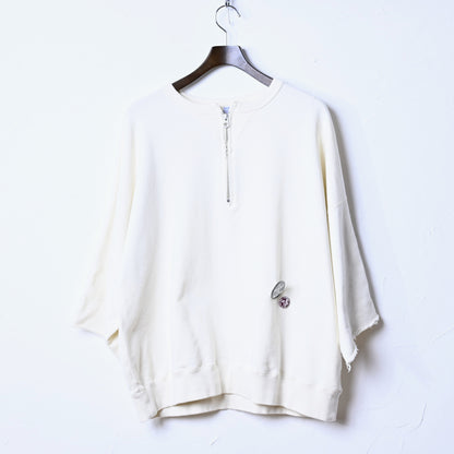 LW Half Zip Chop Sleeve| DEL: 1月中